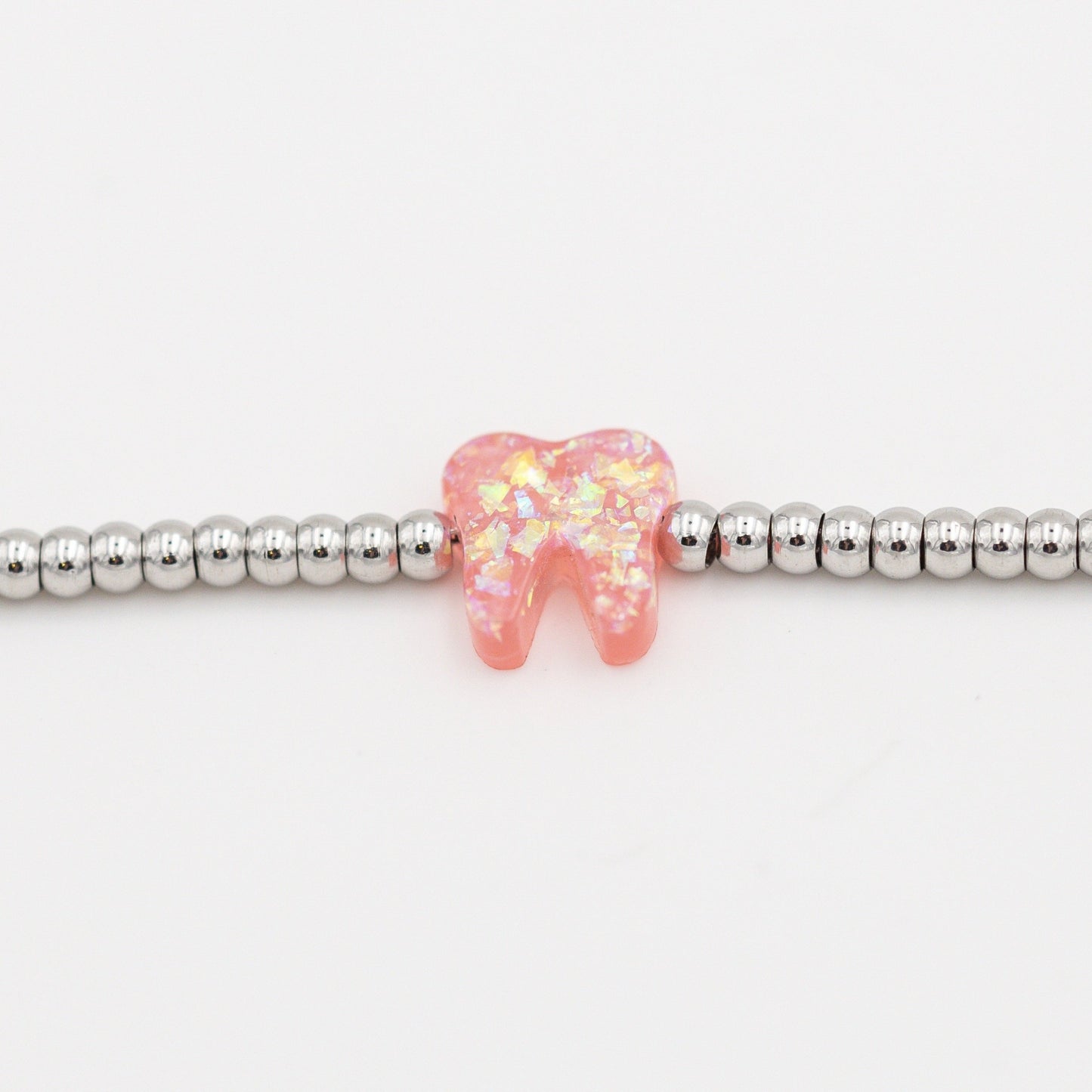 Royal Pink Silver Opal Bracelet - Toothlife