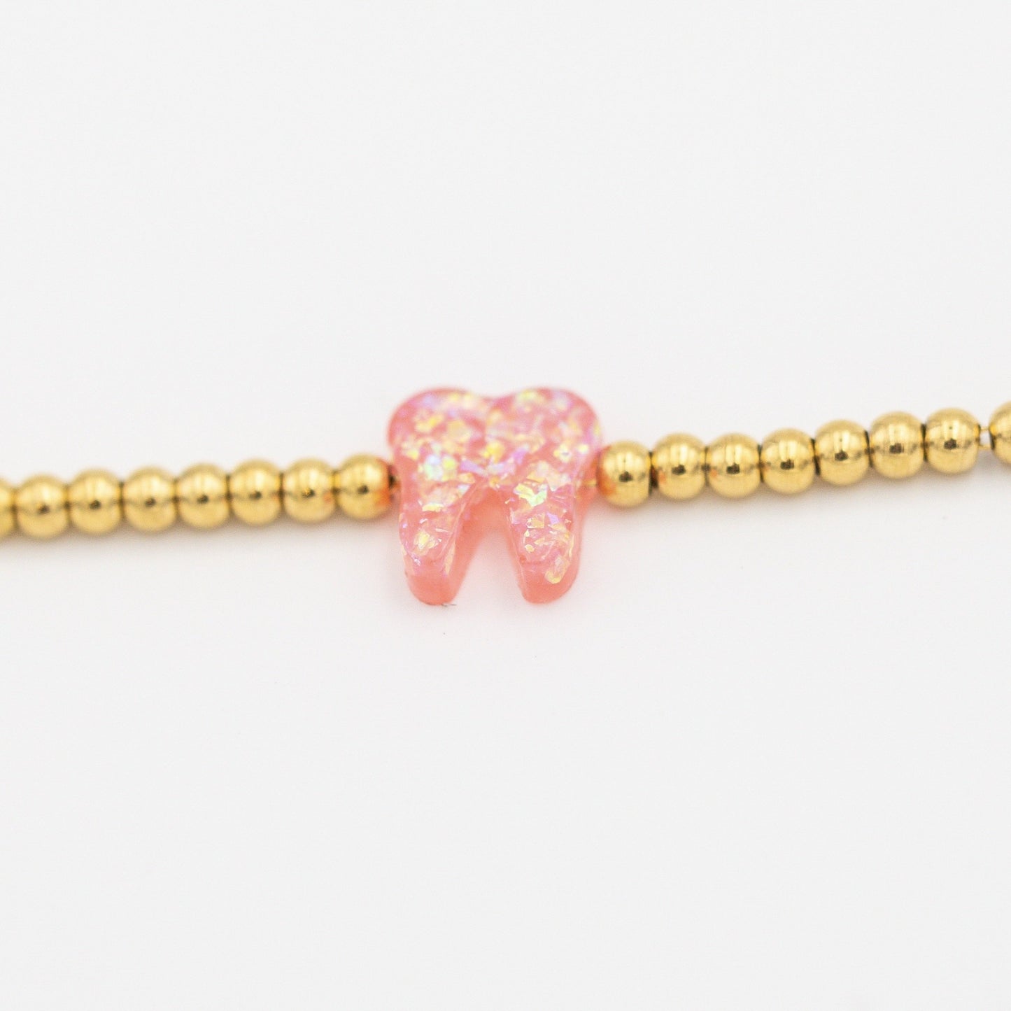 Royal Pink Gold Opal Bracelet - Toothlife